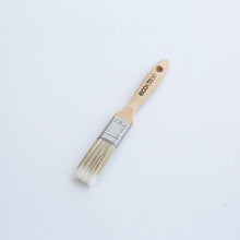 Load image into Gallery viewer, Our paint brushes are an eco-friendly tool for applying paint. They have a thick and long blended bristles making them suitable for all paint types. The Bamboo handle is strong, light, and sustainable. This brush comes complete with a Stainless Steel Ferrule.